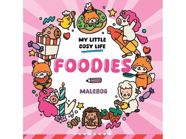 Malebog: Foodies - Viihtyisä väritys | Kieli: Tanska