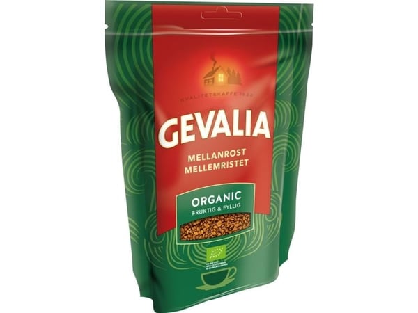 Kaffe, Gevalia, instant, økologisk - (6 stk.)