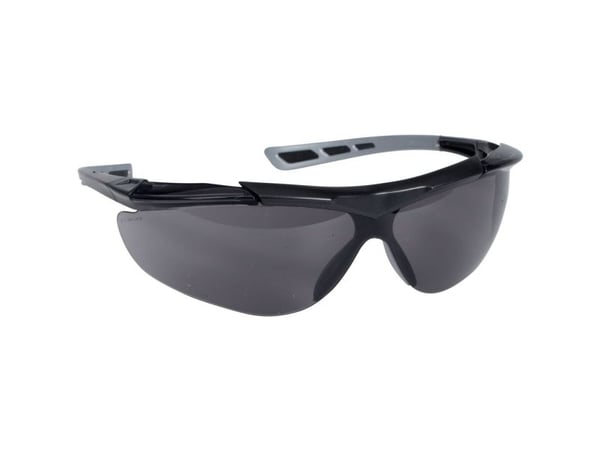 Beskyttelsesbrille, THOR Reflector Dark, One size, sort, PC, antirids