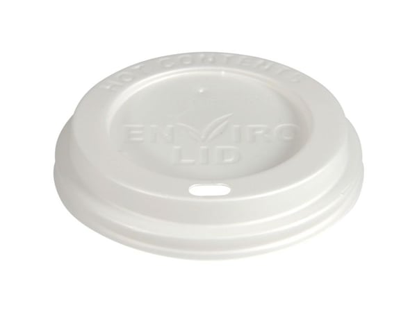 Dryckeslock ABENA Ø9cm vit (10 st.)