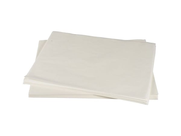 Burgerpapir, ABENA Cater-Line, 30x40 cm, bleket, papir/jomfruelig, 500 ark, utrykt