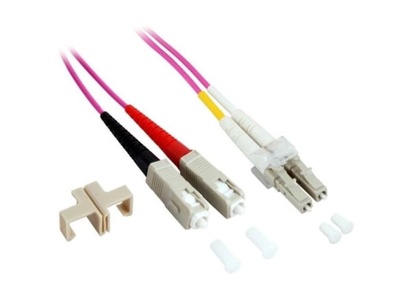 Techly SC-LC M-M 1m, 1 m, OM4, SC, LC