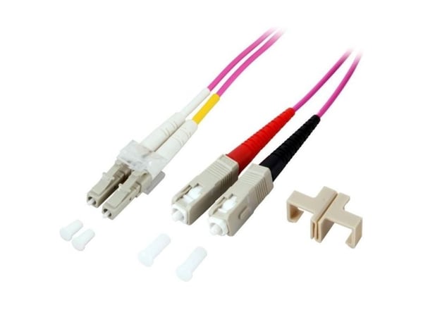 Techly SC-LC M-M 2m, 2 m, OM4, SC, LC