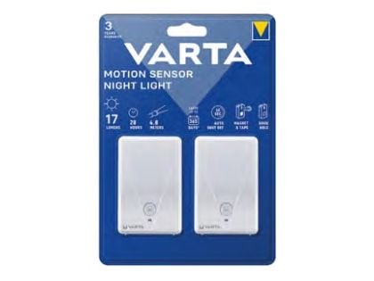 Varta - Nattlys - LED - varmt hvitt lys (en pakke 2)