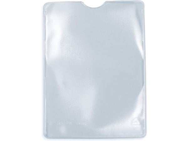 HERMA ID-kortholder, PP, 1-fold, 63 x 90 mm, liten pakke, dokumentsikker, transparent, rivebestandig, håndtaksutsparing, - 1 stk (1323)
