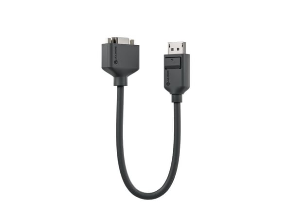 ALOGIC EL2DPVGA-ADP, 0.2 m, DisplayPort, VGA (D-Sub), urosliitin, naarasliitin, suora liitin, suora