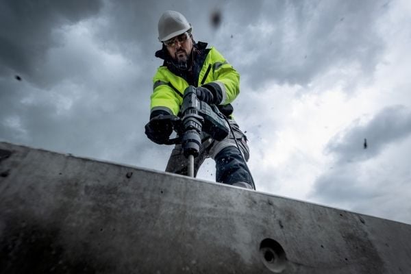 Metabo MH 5, SDS Max, Sort, Grønn, 7,1 J, 3000 bpm, 12,3 m/s², 1,5 m/s²