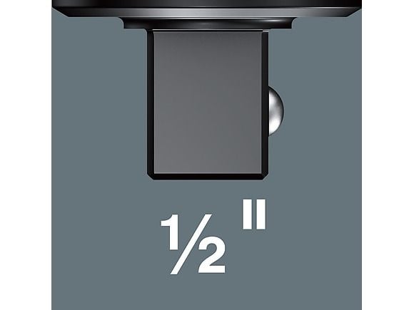 Wera innsats skralle 7772 C, vendbar, 1/2" 05078637001 (05078637001)