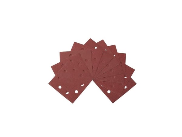 Slippapper 115x115 mm med kardborre, 8 hål, korn 40, DeWalt [DT3020-QZ] 10 st