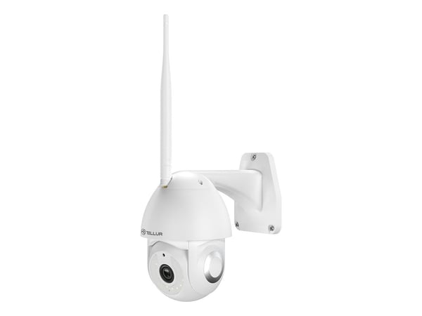 Tellur TLL331451, IP-sikkerhetskamera, Utendørs, Trådløs, Bord, Hvit, Lyspære