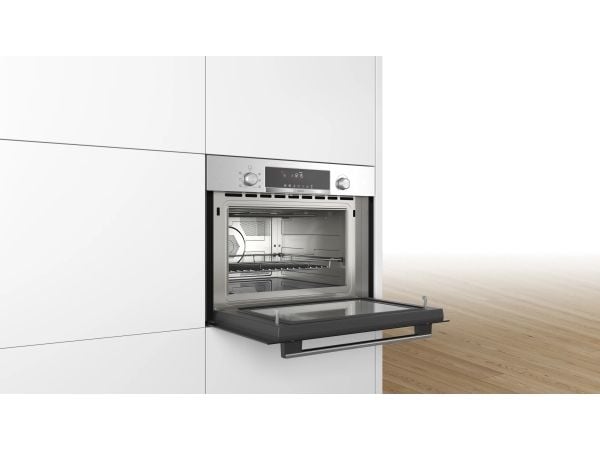 Bosch Serie 6 CMA585GS1, Innebygget, Kombinasjon mikrobølge, 44 l, 900 W, Innebygd skjerm, LCD
