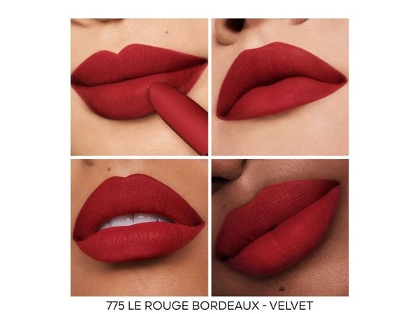 Guerlain Rouge G Velvet Refill, Punainen, Le Rouge Bordeaux, 1 väriä, Väritys, Turvottava, Elvyttävä, Tasoittava, Sametti, Kerma