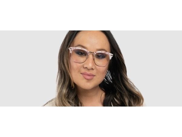 Gunnar Optiks DON-08201, Kvinner, firkant, Klassisk, Rosa, Acetat, Metall, Rav