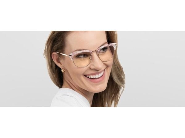 Gunnar Optiks DON-08201, Kvinner, firkant, Klassisk, Rosa, Acetat, Metall, Rav