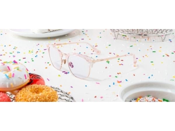 Gunnar Optiks DON-08201, Kvinner, firkant, Klassisk, Rosa, Acetat, Metall, Rav