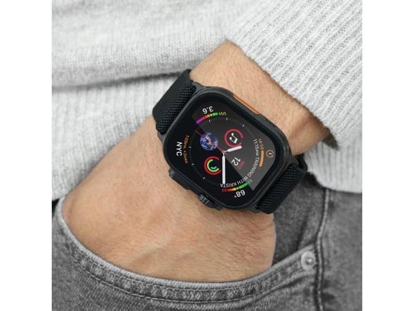 Vonmählen AWS00184, Band, Smartklokke, Svart, Apple, Apple Watch Ultra, Nylon