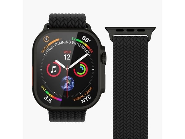 Vonmählen AWS00191, Yhtye, Älykello, musta, Apple, Apple Watch, Nailon