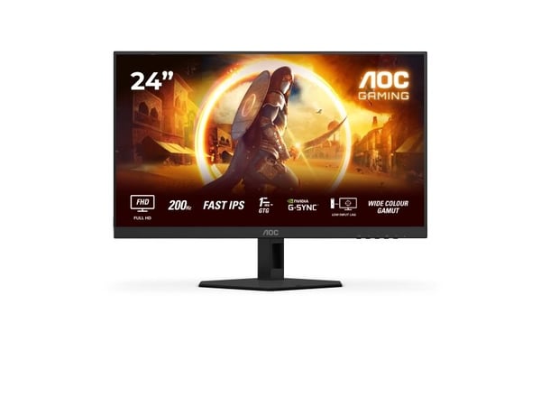 AOC G4 24G4HRE, 60,5 cm (23.8"), 1920 x 1080 pixlar, Full HD, LED, 1 ms, Svart, Röd