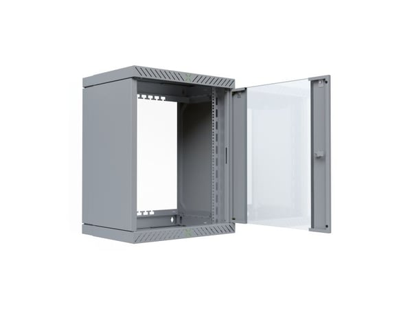 EFB Elektronik WGX-1506GR.G1, Veggmonterbar hylle, 15U, 60 kg, Nøkkellås, Grå