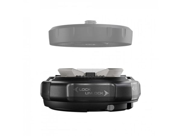 Manfrotto Xchange Base, Hovedadapter, Sort, 20 kg, 31 mm, 8,1 cm, 195 g