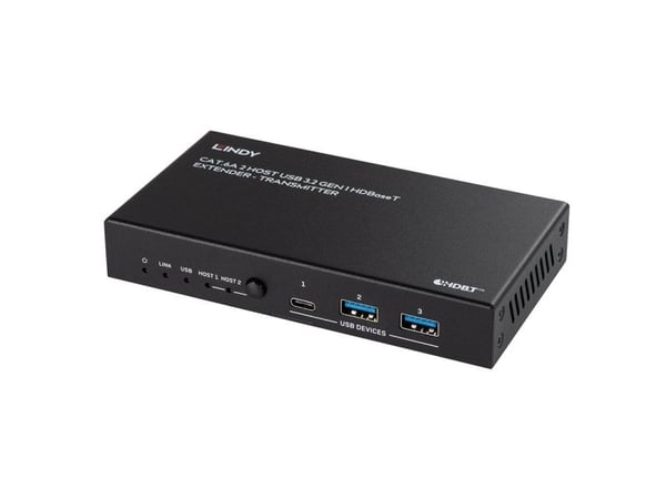 Lindy 43421, Sender og mottaker, 100 m, 480 Mbit/s, Cat6a, VS6320, Fosforbronse