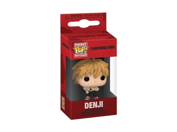 FUNKO POP! KEYCHAIN Denji, Nøkkelring, Flerfarget, Vinyl, Chainsaw Man, 102 mm, Boks