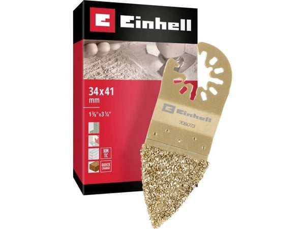 Einhell 708073 fingerskrape HM 34 mm krom-vanadium stål HCS