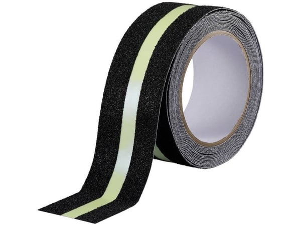 TOOLCRAFT TO-10187130 Liukuesteteippi Musta, vihreä (L x S) 10 m x 55 mm 1 kpl 1 kpl