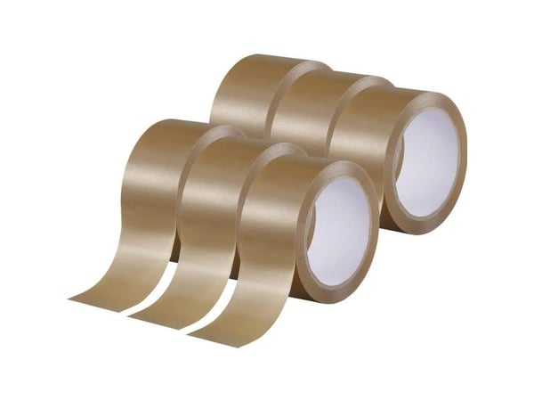 TOOLCRAFT TO-10187040 Pakkausteippi Ruskea (L x S) 66 m x 50 mm 6 kpl 6 kpl