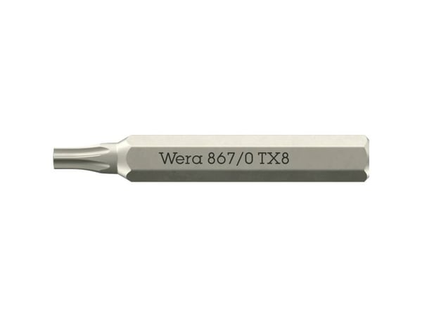 Wera 05058132001, 1 stykker, Torx, TX8, 30 mm, 5 g