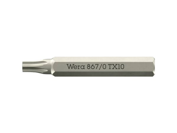 Wera 05058133001, 1 stykker, Torx Plus, TX10, 4 mm, 3/16", 30 mm