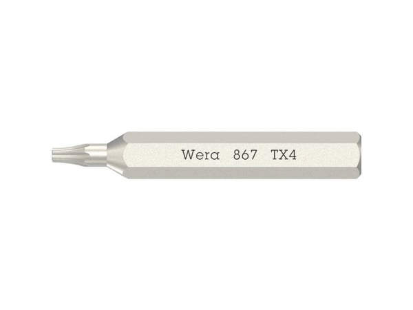Wera 05058102001, 1 stykker, Torx, T4, 4 mm, 30 mm, 5 g