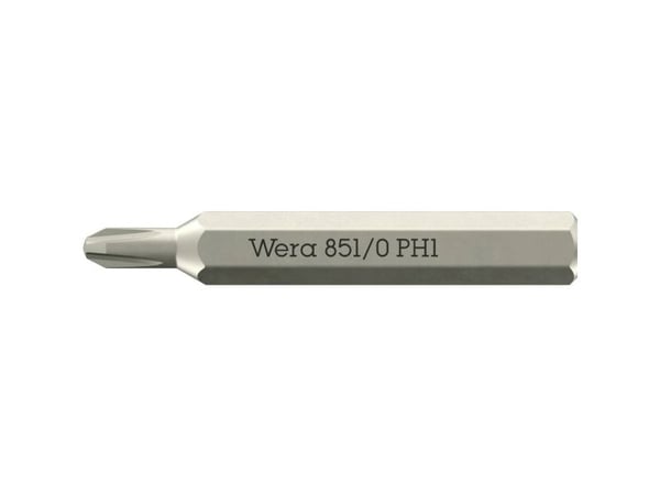 Wera 05058122001, 1 styck, Phillips, PH 1, 30 mm, 5 g