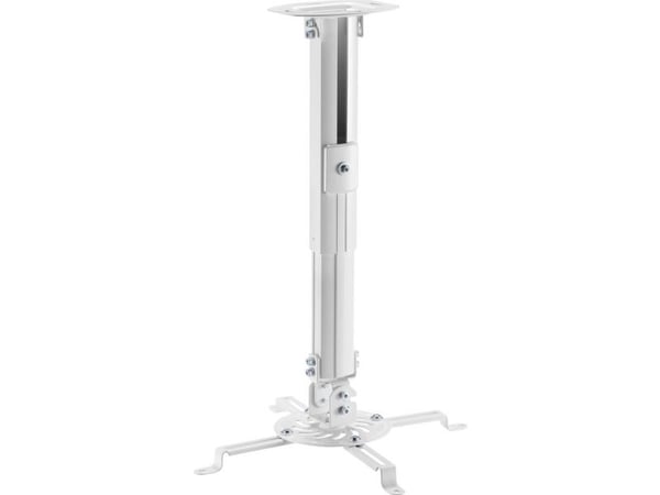 Reflecta Prometheus -projektorin kattokiinnike Kattokiinnike, kääntyvä, kallistuva Lattia-/kattoetäisyys (max): 580 mm Valkoinen