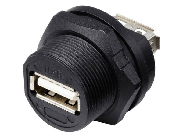 USB 2.0 kobling mot kobling IP67 (gjenger) TC-E13T-FU2-PRF
