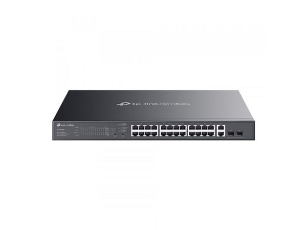 TP-Link Omada ES228GMP, Håndtert, L2, Gigabit Ethernet (10/100/1000), Strøm over Ethernet (PoE), Rack-montering