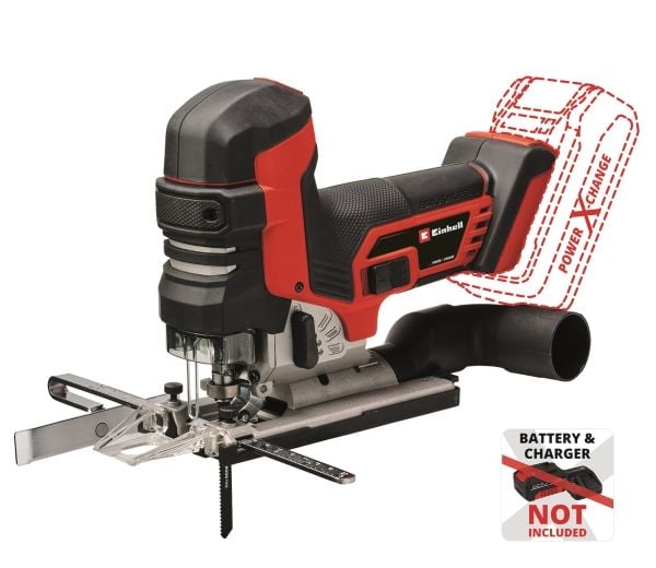 Einhell TP-JST 18/135 Li BL - Solo, Sort, Rød, 45°, Plast, Stål, Tre, 3500 spm, 13,5 cm, 1 cm - SOLO