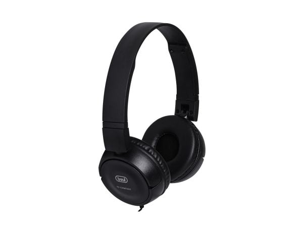 Trevi HTV 649 B, Koblet med ledninger (ikke trådløs), TV, 20 - 22000 Hz, 155 g, Hodetelefoner, Sort