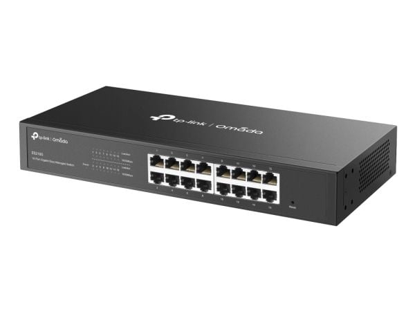 TP-Link Omada ES216G, Håndtert, L2, Gigabit Ethernet (10/100/1000), Rack-montering
