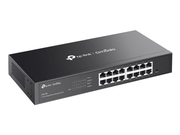 TP-Link Omada ES216G, Håndtert, L2, Gigabit Ethernet (10/100/1000), Rack-montering