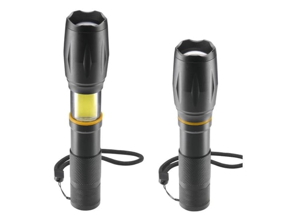 Hama W200, Lommelykt, Svart, Aluminium, LED, 1 lamper, 5 W