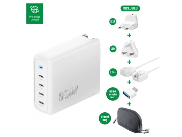 4smarts 545200, Innendørs, AC, 1,5 m, Hvit