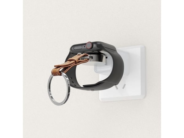 4smarts 541476, Innendørs, Utendørs, USB, Trådløs lading, Brun, Sølv, Hvit