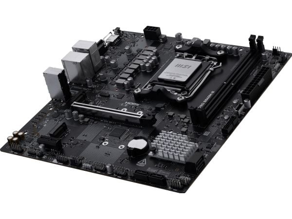 MSI PRO B840M-B - Hovedkort - micro ATX - Socket AM5 - AMD B840 Chipset - USB 3.2 Gen 2, USB 3.2 Gen 1, USB-C 3.2 Gen 1 - 2.5 Gigabit LAN - innbygd...