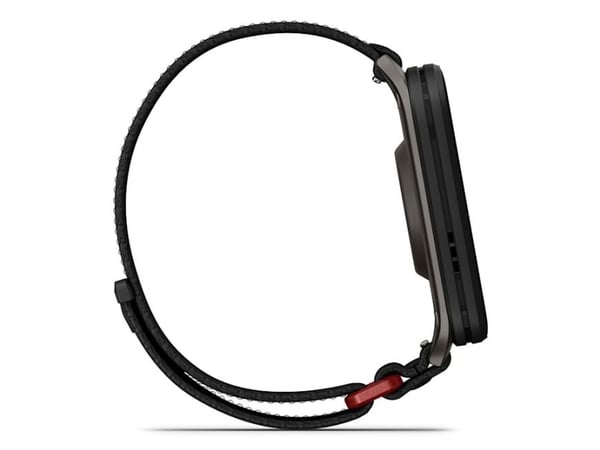 Garmin Venu X1 - Svart med skifer fiberforsterket titanium - sportsur med bånd - nylon - svart - display 2" - 32 GB - Bluetooth, Wi-Fi, ANT+ - 40 g