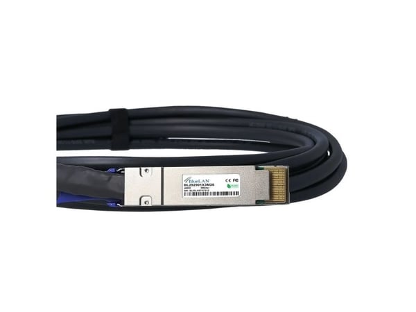 BlueOptics CBL-NTWK-0957-QSFPDD-1-BL, 1 m, DAC, QSFP-DD, QSFP-DD