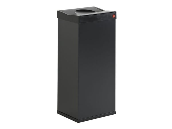 Hailo søppelbøtte Big-Box Swing XL, 52 liter, hvit stor avfallsboks, stålplate og plast, automatisk - 1 stk. (0860-231)