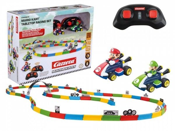 Carrera 2,4GHz Mario Kart bordracersett - Mario & Luigi, RC