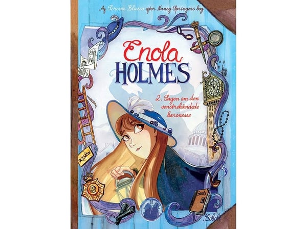Enola Holmes 2 | Berättad av Nancy Springer, skriven och tecknad av Serena Blasco | Språk: Danska