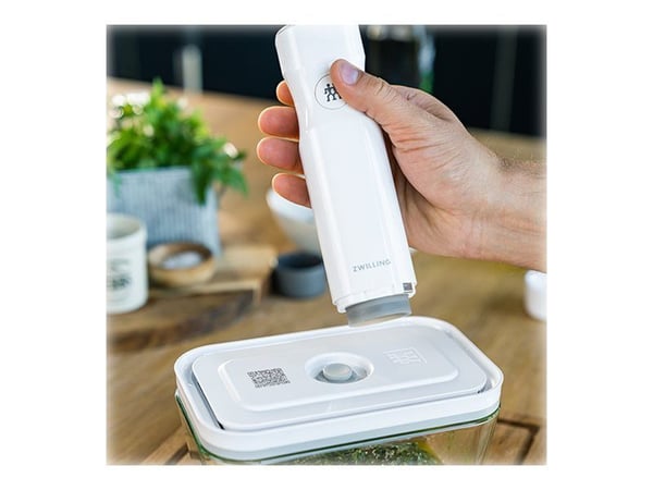 Zwilling Fresh & Save - Håndholdt vakuumposeforsegler trådløs - hvit
